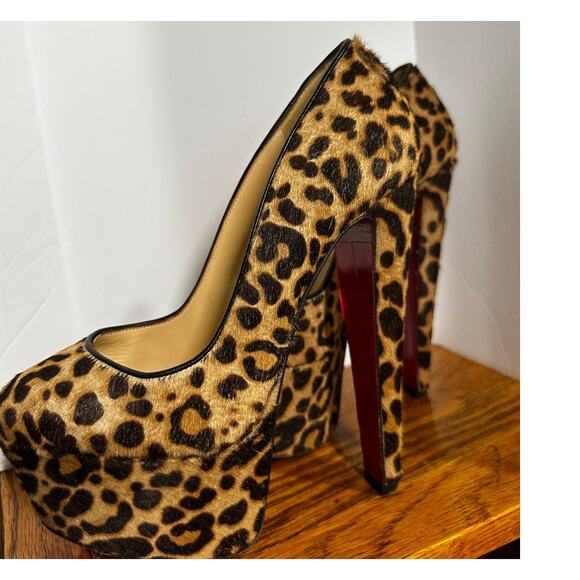 Christian Louboutin Alta Vicky 160 Pony Jaguar pumps - Picture 3 of 10